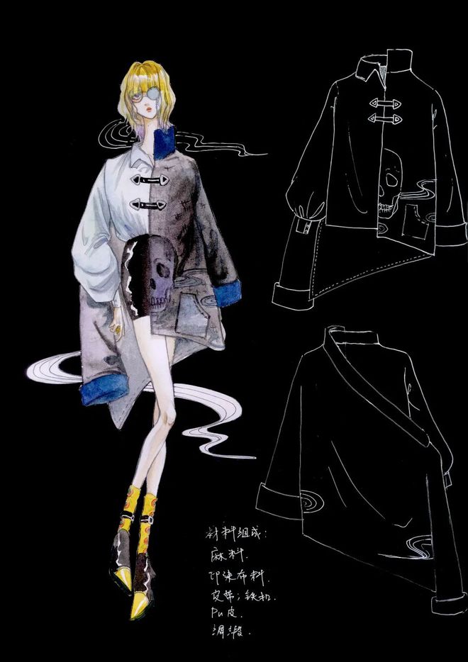 該看！服裝設(shè)計(jì)效果圖師生作品成果展 創(chuàng)意與技藝的交織盛宴